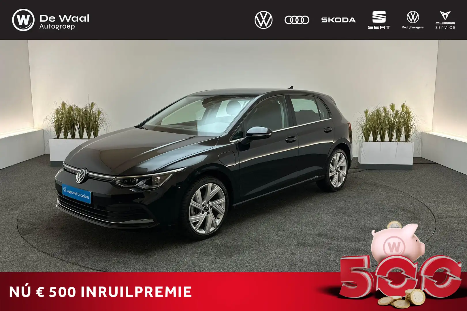 Volkswagen Golf 1.4 204pk DSG eHybrid Style | Achteruitrijcamera, Zwart - 1