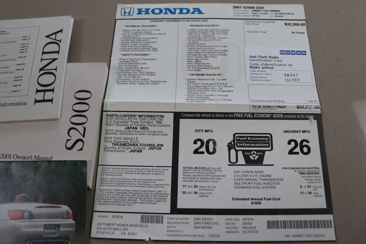 Honda S 2000 снимка Honda S 2000