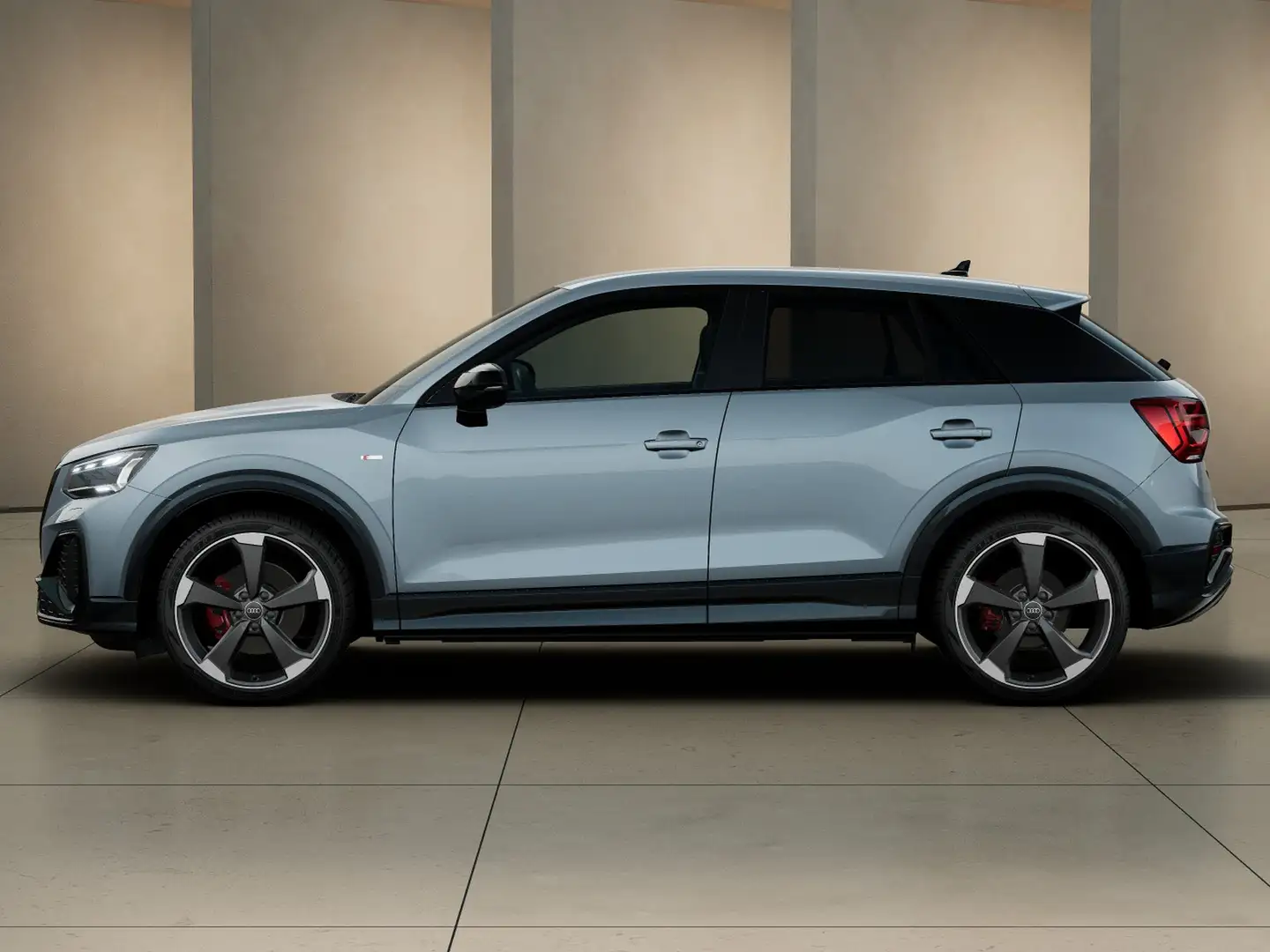 Audi Q2 35 2.0 tdi identity black s-tronic Gris - 2