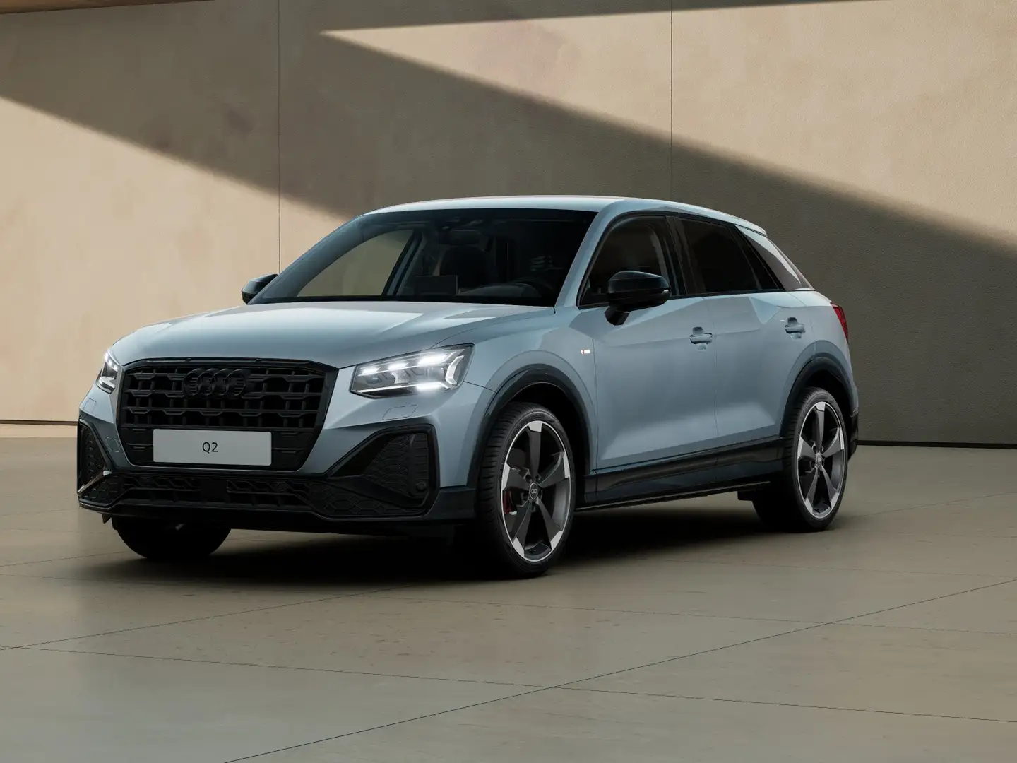 Audi Q2 35 2.0 tdi identity black s-tronic Gris - 1