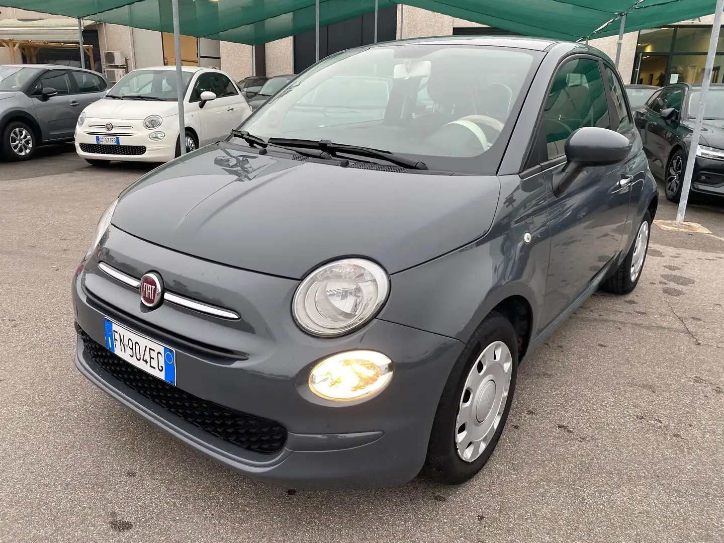 Fiat 500 1.2 Pop Grijs - 1