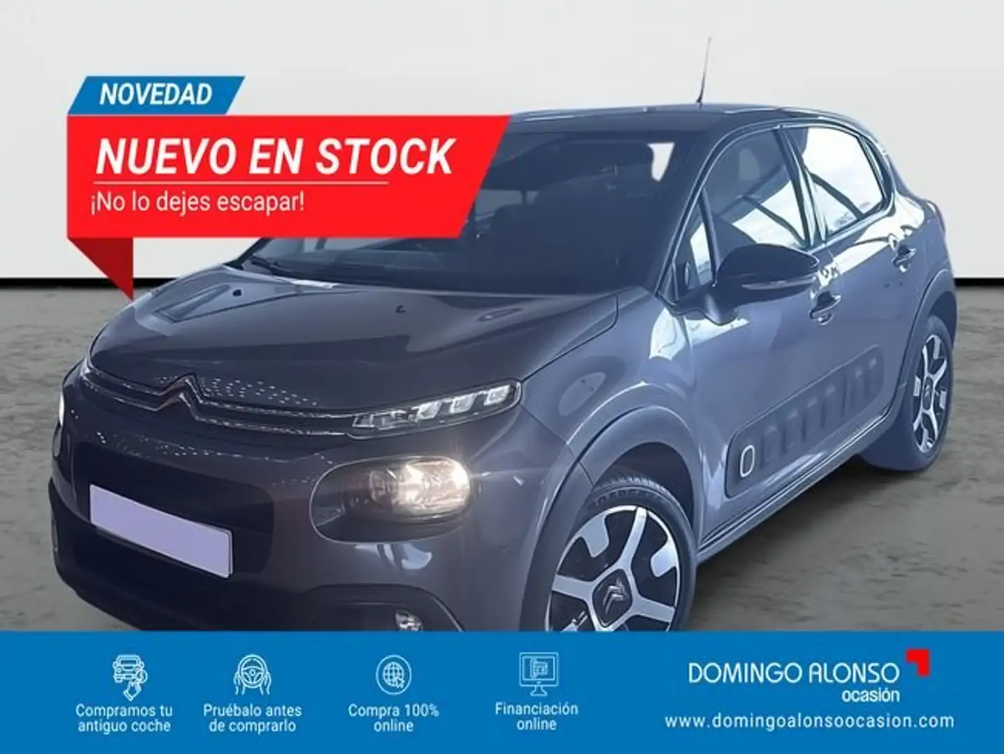 Citroen C3 1.2 PureTech S&S Shine 83 Gris - 1