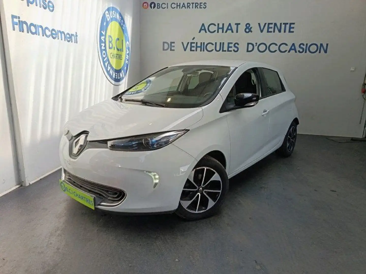 Renault ZOE INTENS CHARGE RAPIDE Q90 LOCATION BATTERIE Blanc - 1