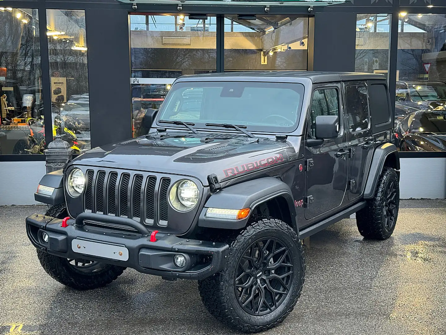Jeep Wrangler Unlimited Fiskal LKW 2,0 GME Rubicon Aut. Rubicon Grau - 2