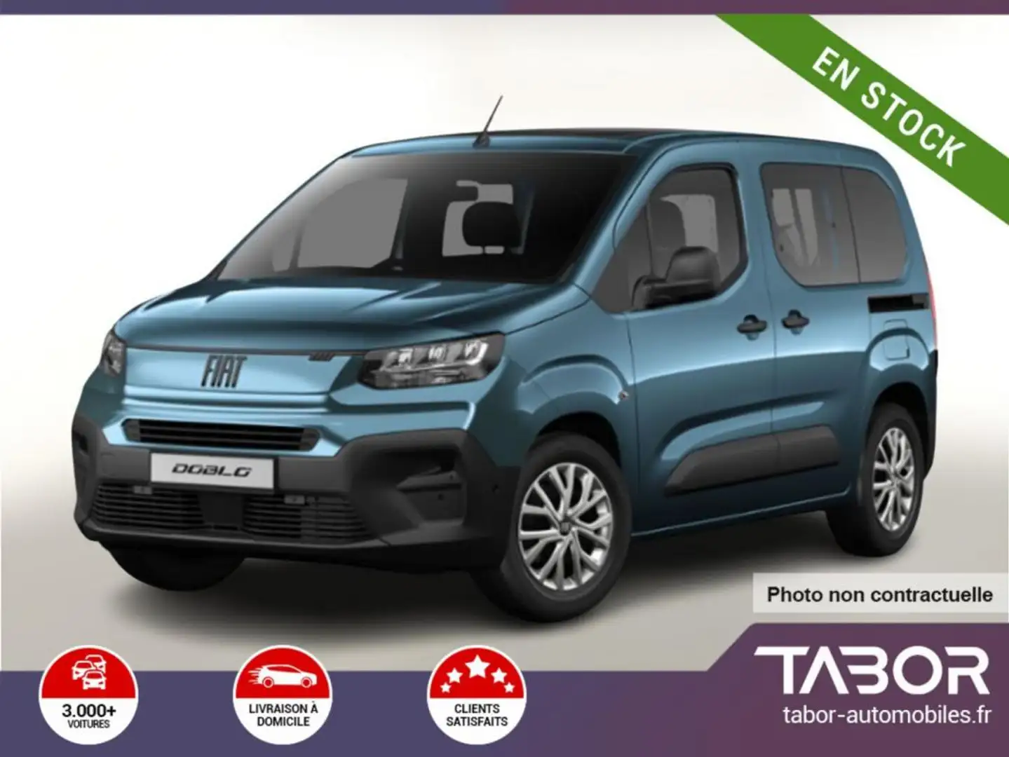 Fiat Doblo Kombi 1.5 BHDi 130 LED 2ZClim Bleu - 1