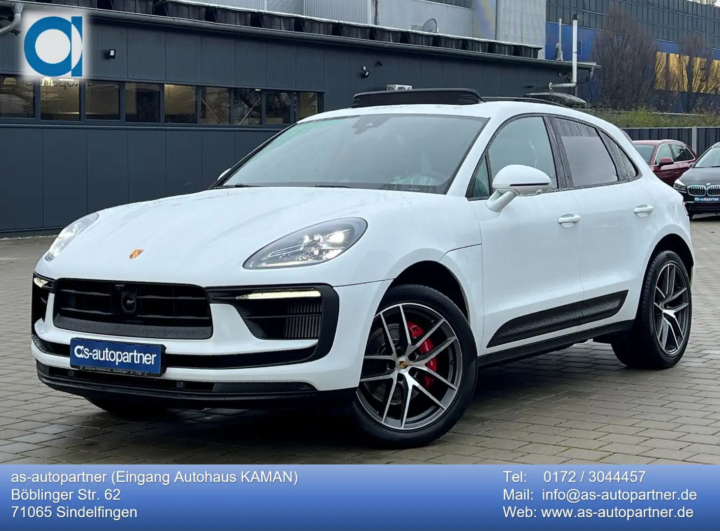 Porsche Macan S *PASM-PANO-ACC-18 WEGE-360-PTV PLUS* Weiß - 1