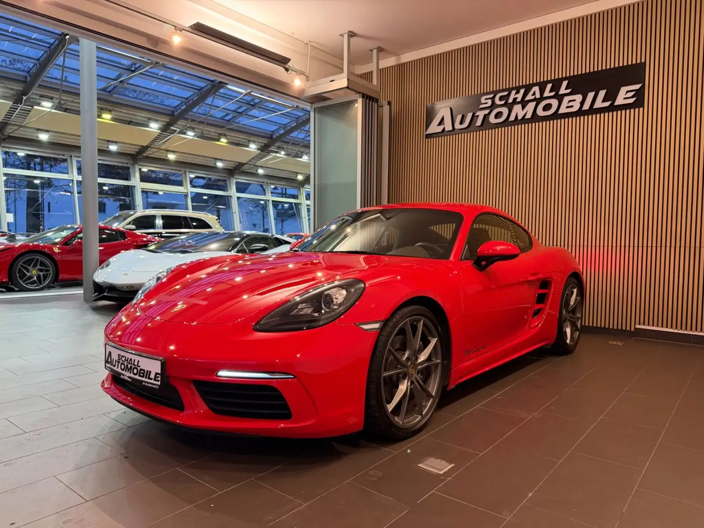 Porsche Cayman *DE/1-Hand/Sport-Abgas/Chrono/Park-Paket* Rot - 1