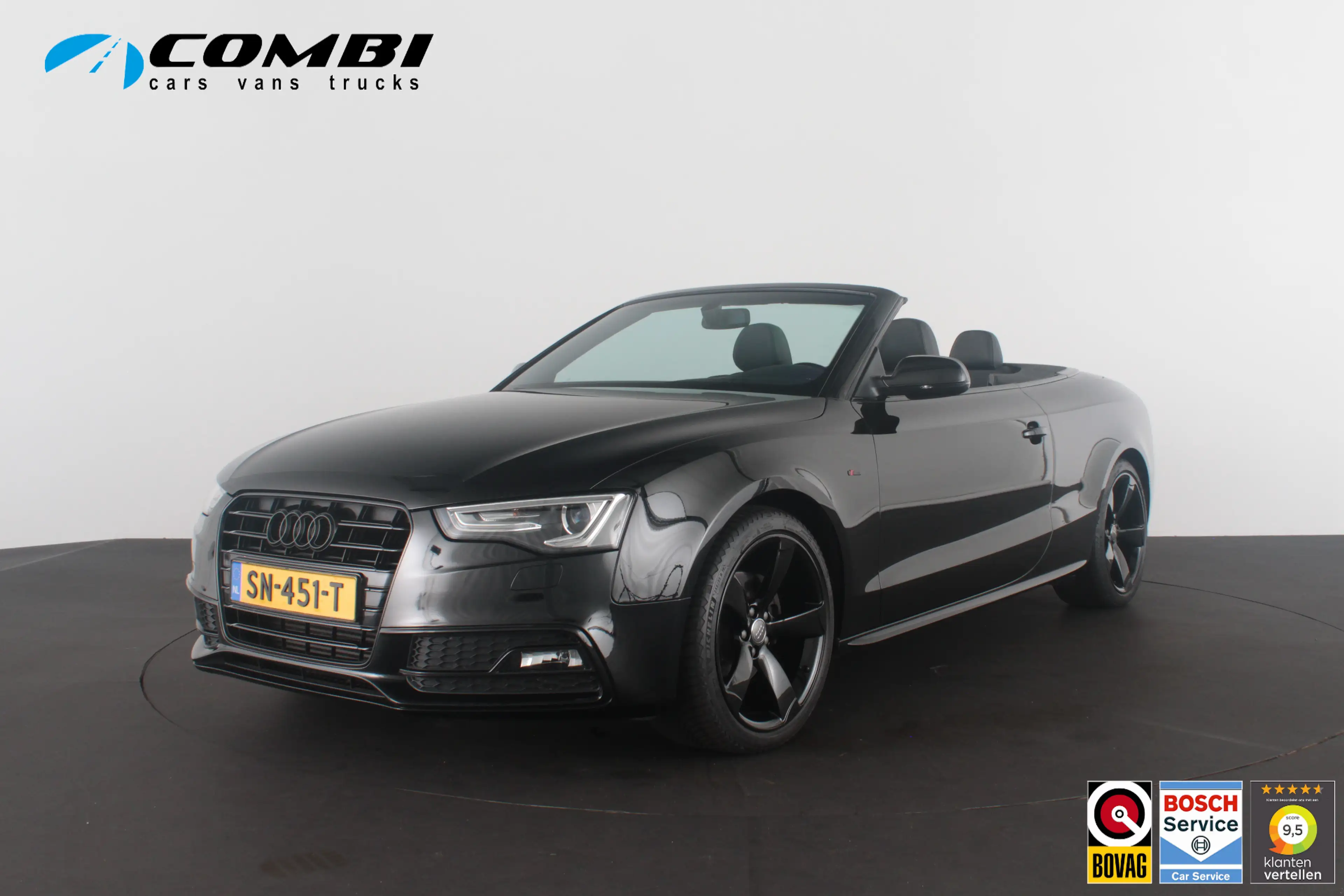 Audi A5 Cabriolet 1.8 TFSI S line  177pk/Cabrio/Full Blac