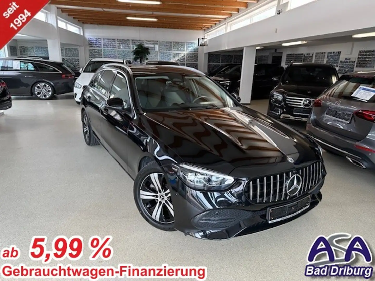 Mercedes-Benz C 180 T Modelljahr2025+Avantgarde+AHK+Totwinkel+beh.Lenk Schwarz - 1