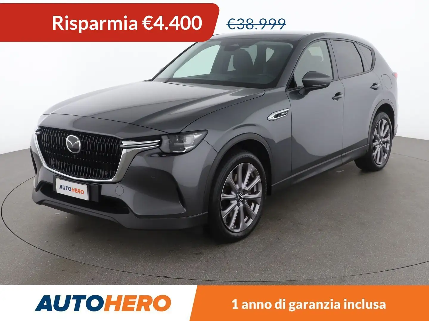 Mazda CX-60 2.5 e-Skyactiv Plug-in Hybrid Exclusive-Line AWD Gri - 1