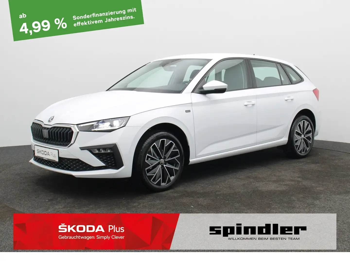 Skoda Scala Drive 1.0 TSI DSG / Navi, Matrix, AHK, RFK Weiß - 1