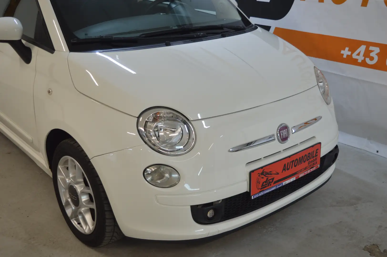 Fiat 500 1,2 **2.Besitz**Panorama**Leder** Weiß - 2