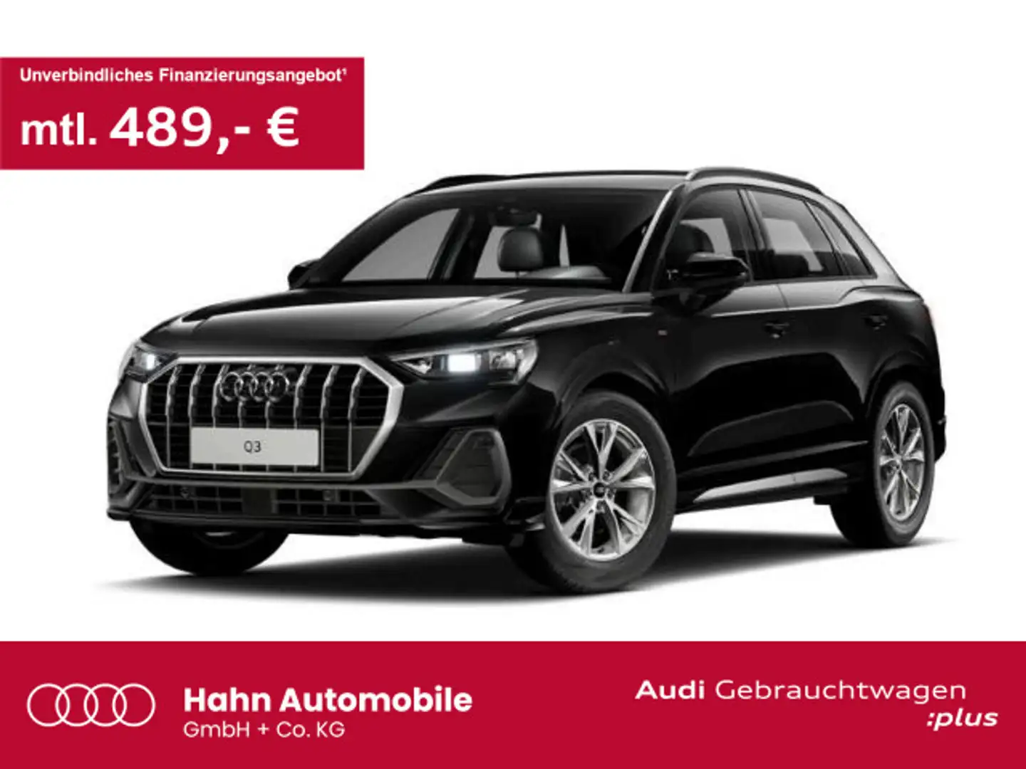 Audi Q3 35TDI S-tronic S line Cam LED Navi Virtual Schwarz - 1