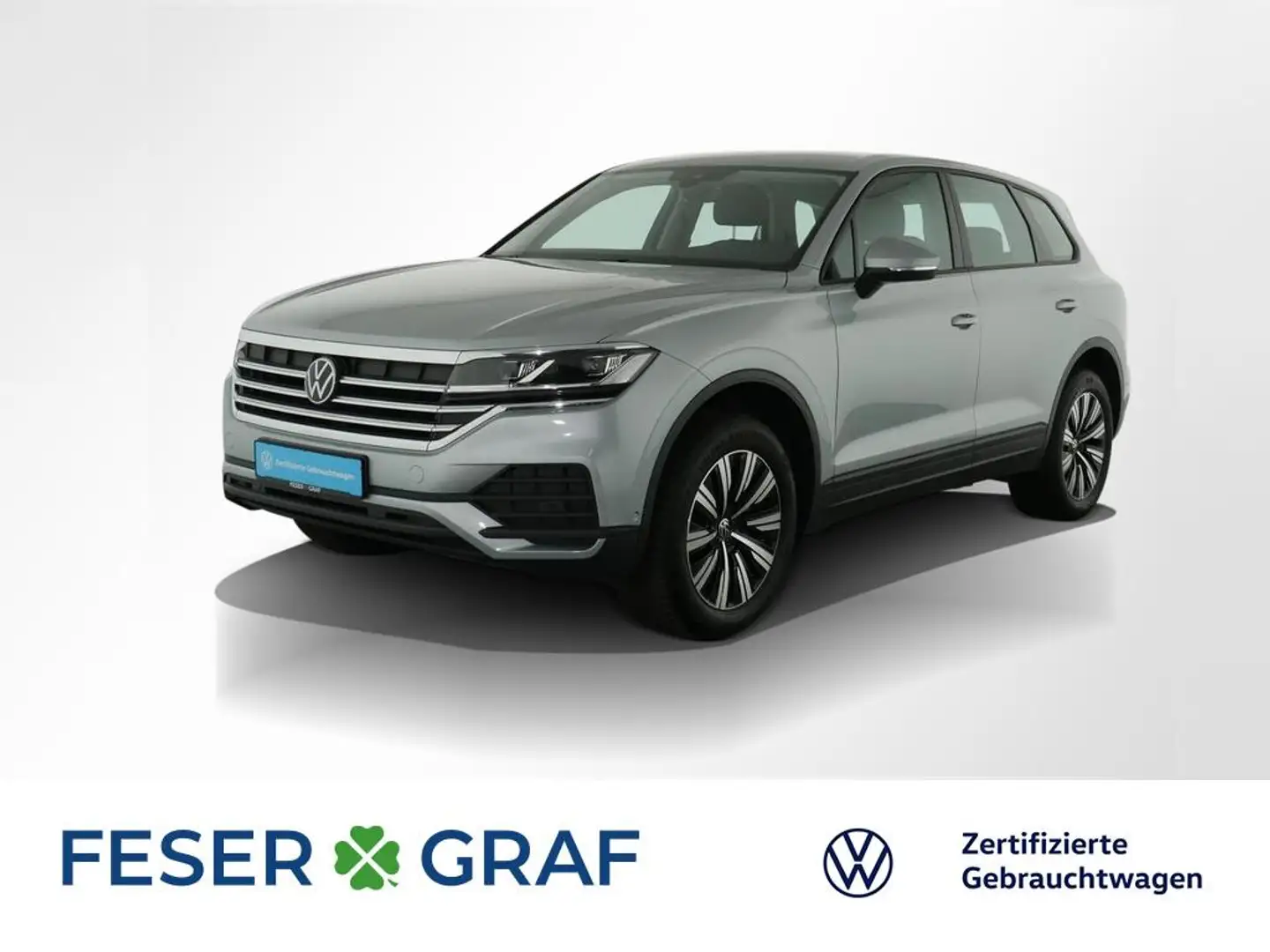 Volkswagen Touareg 3.0 TDI AHK LEDER VIRTUAL NAVI KAMERA Silver - 1