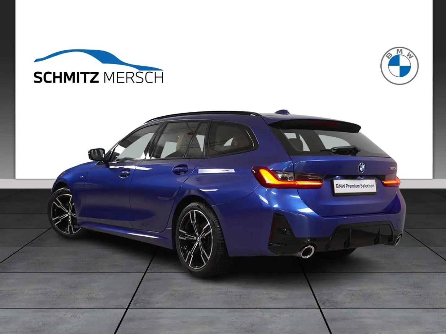 BMW 320 d M Sportpaket Head-Up HiFi DAB LED RFK Shz Bleu - 2