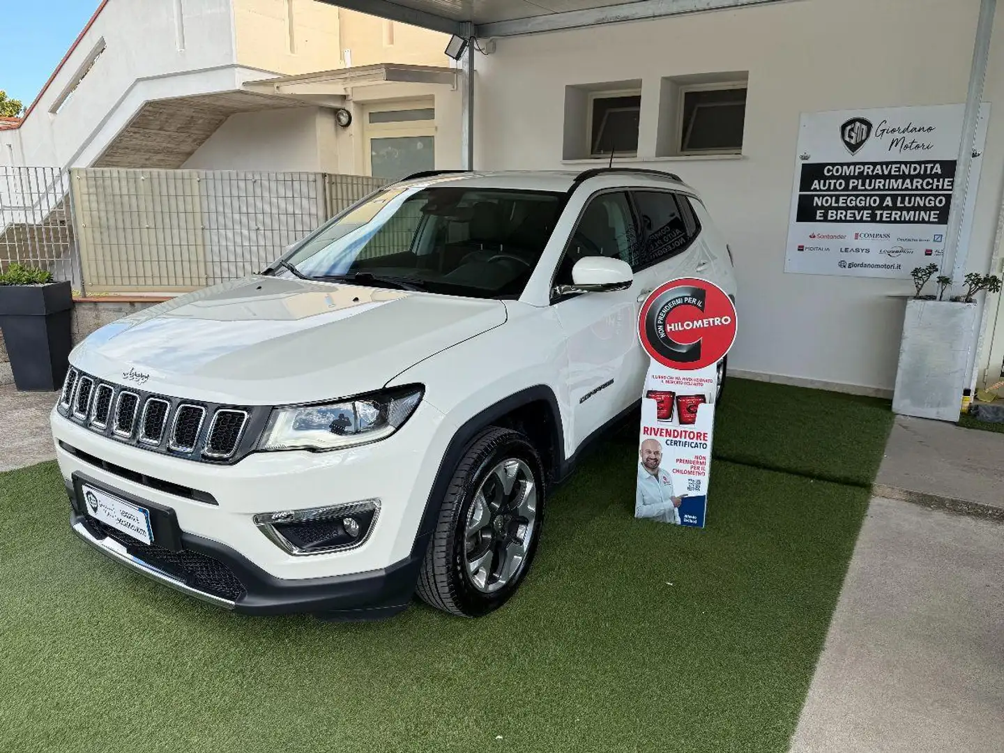 Jeep Compass 1.4 m-air Limited 4wd 170cv auto my19 Bianco - 1