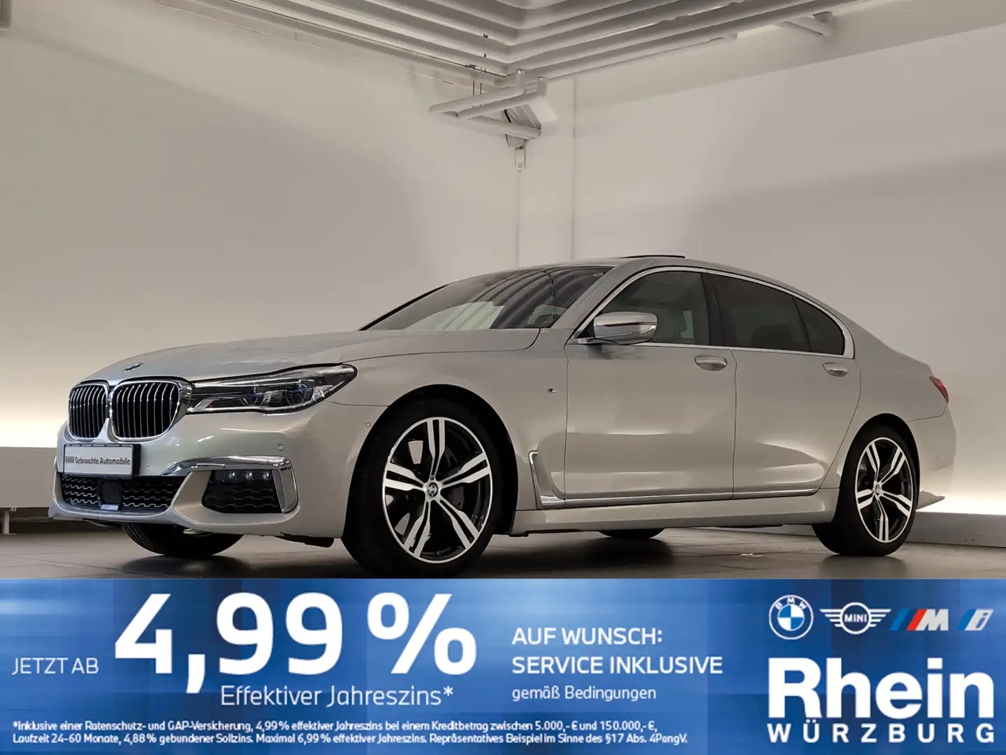 BMW 750 d xDrive M Sportpaket B&W/Massage/HUD/Laser B&W/Ma - 1