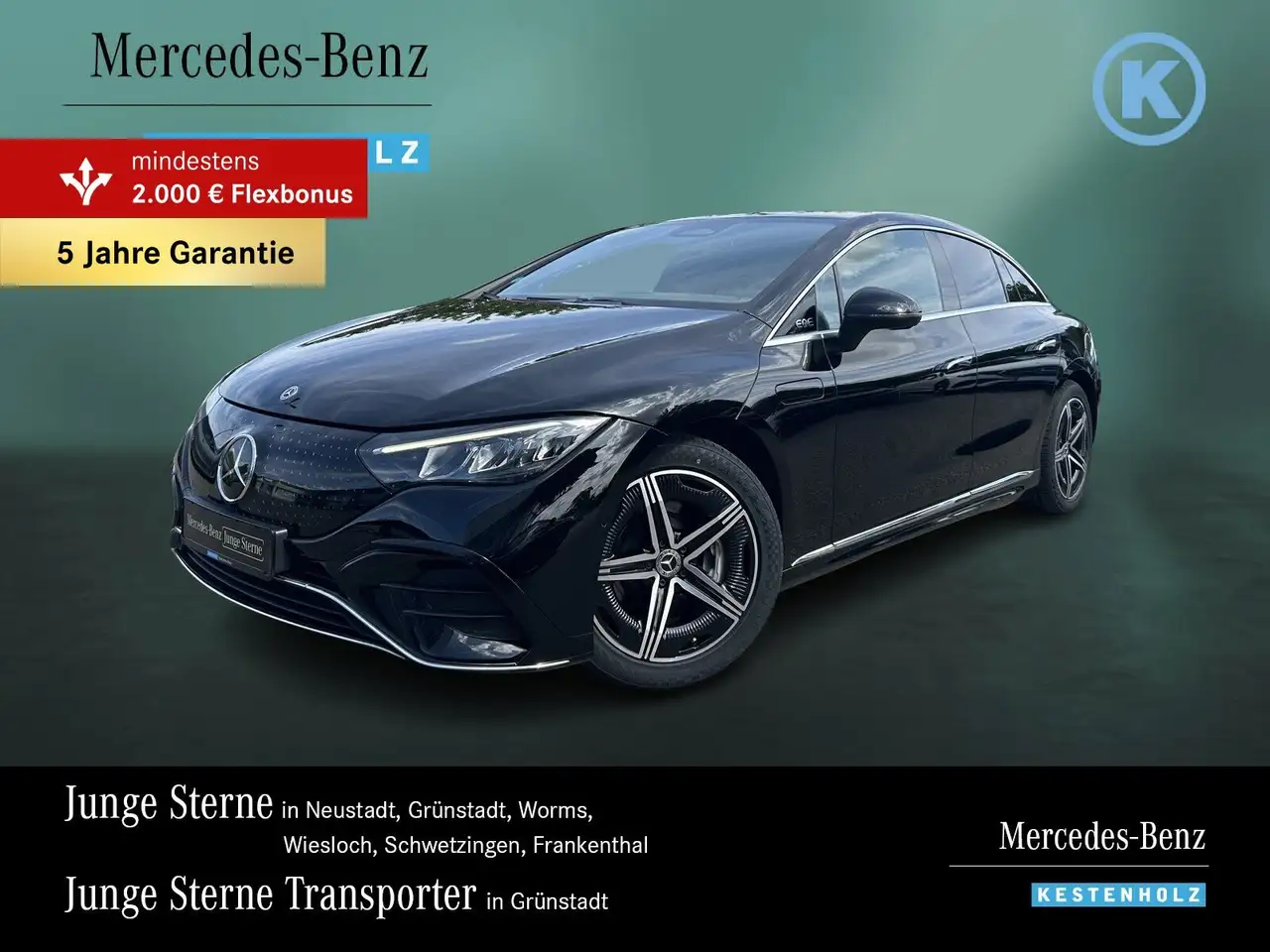 Mercedes-Benz EQE 300 AMG*HUD*KAMERA*SHZ*LED*AC-LADEN*LEDER* AMG Line Navi/Klima/Park-Assist./PRE-SAFE ® -System/Sitzhzg./MF-Lenkrad/B — photo 1 of 21