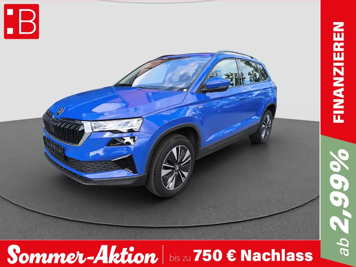 Skoda Karoq 2.0 TDI Tour NAVI STANDH ACC PDC DAB Blue - 1