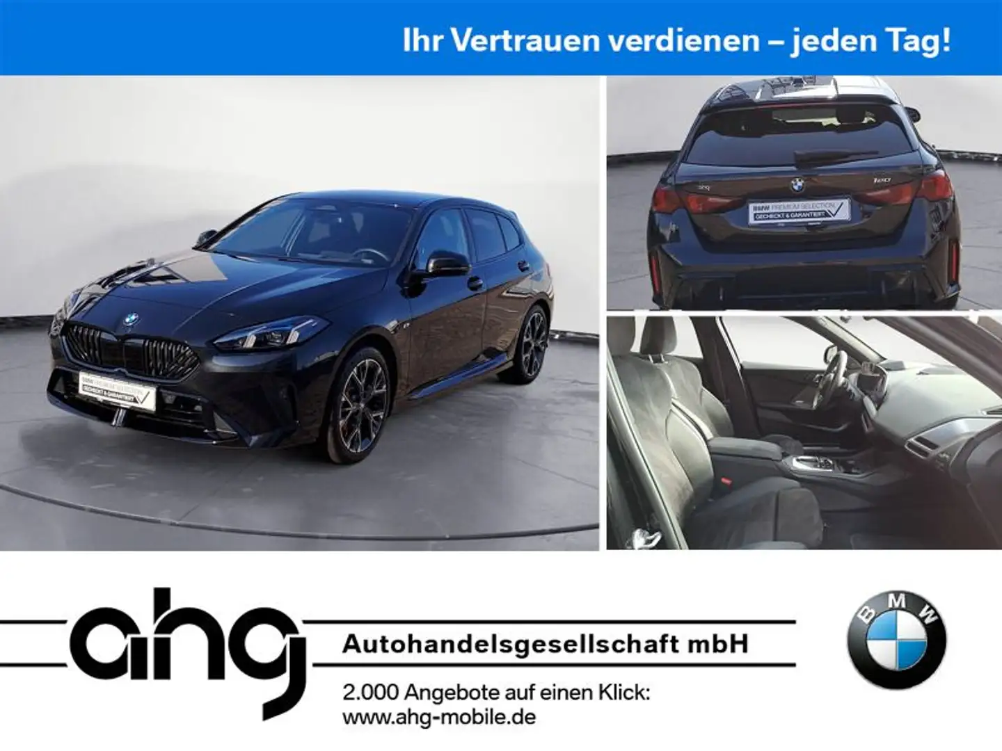 BMW 120 M Sportpaket Pro Head-Up Park. Ass. Plus Schwarz - 1