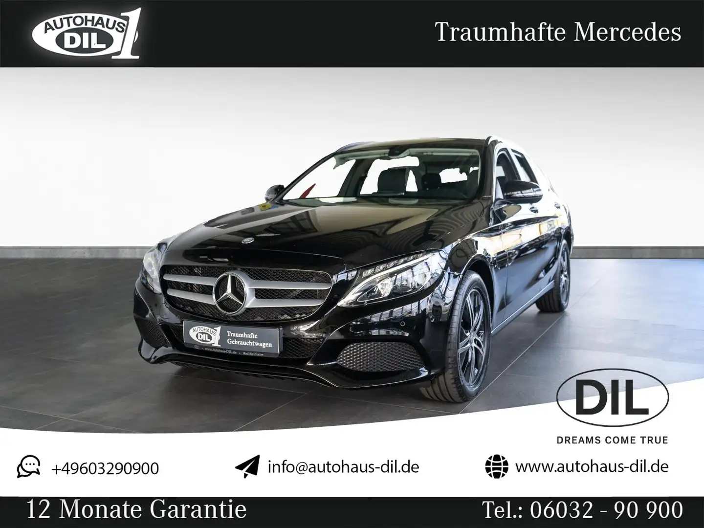 Mercedes-Benz C 200 T 4Matic 7G-Tronic *PDC*2.HAND*LED* crna - 1