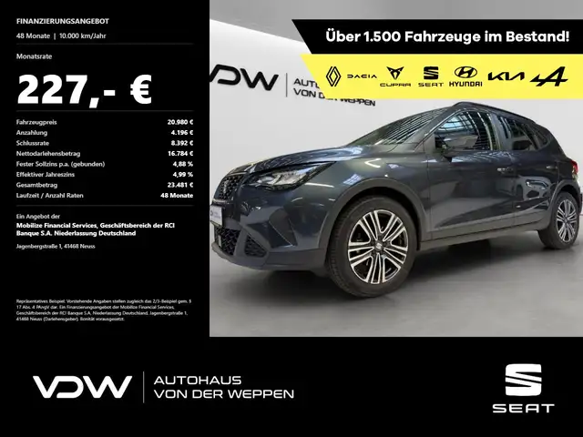 Seat Arona Style Edition/1.0TSI/SHZ/PDC Klima Navi