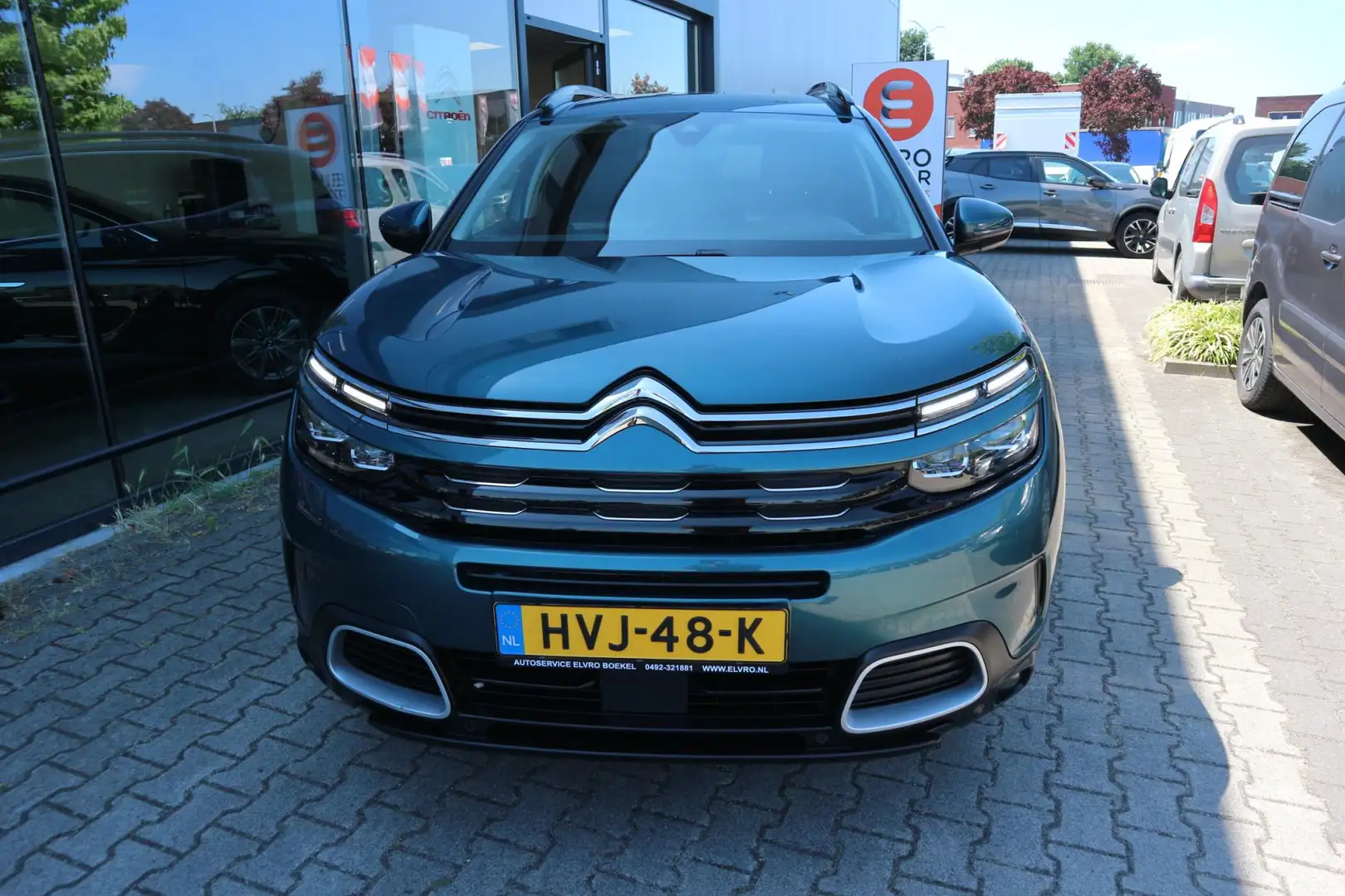 Citroen C5 Aircross 1.2 PureTech Shine NAVI CAMERA LEDER KEYLESS 19INC Blauw - 2