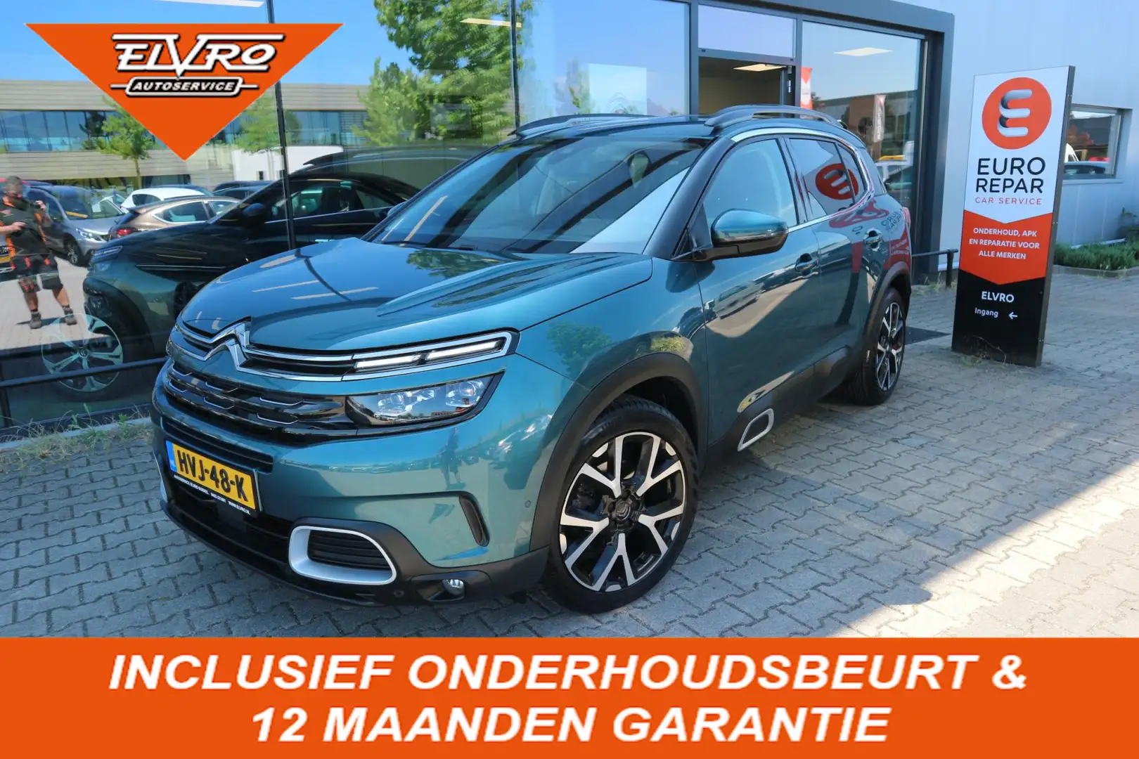 Citroen C5 Aircross 1.2 PureTech Shine NAVI CAMERA LEDER KEYLESS 19INC Blauw - 1