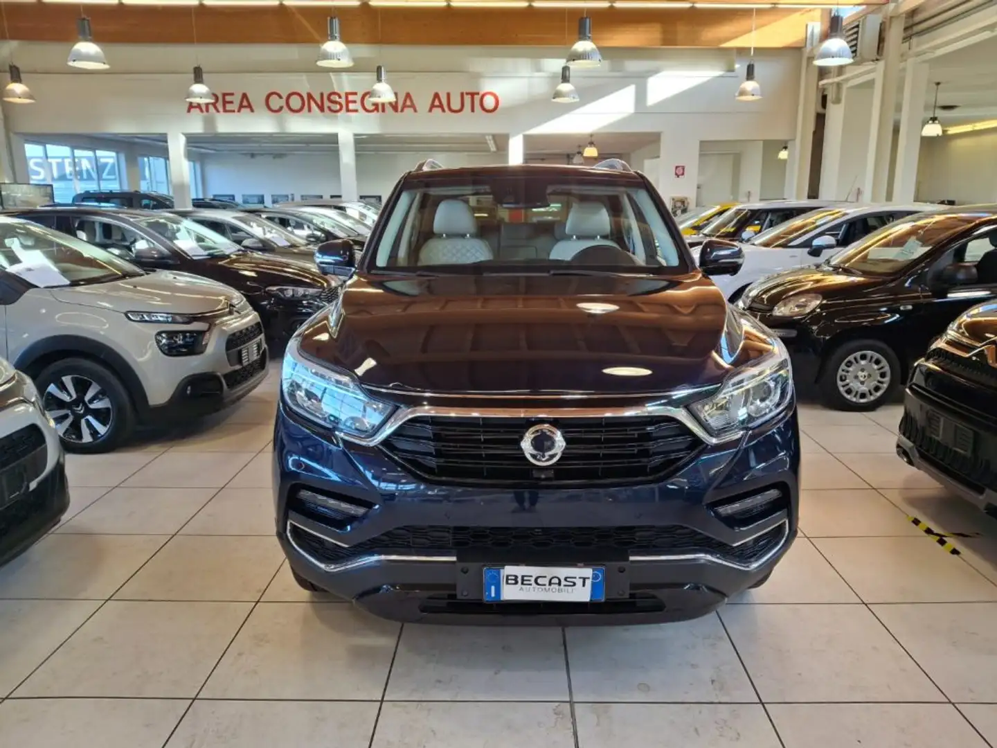 SsangYong Rexton 2.2 4WD Icon aut. UNICO PROPRIETARIO Blue - 2