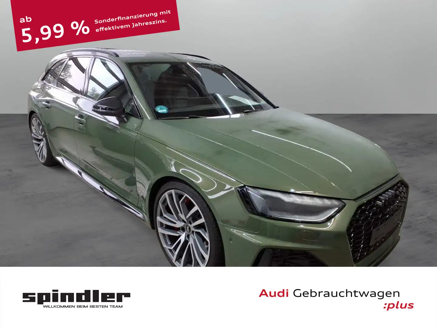 Audi RS4 TFSI quattro / Matrix, Vmax280, AHK Grün - 1