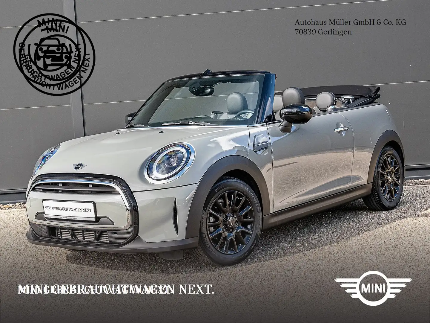 MINI Cooper Cabrio Cooper Automatik Cabrio Sportsitz DAB Navi Kamera Gris - 1