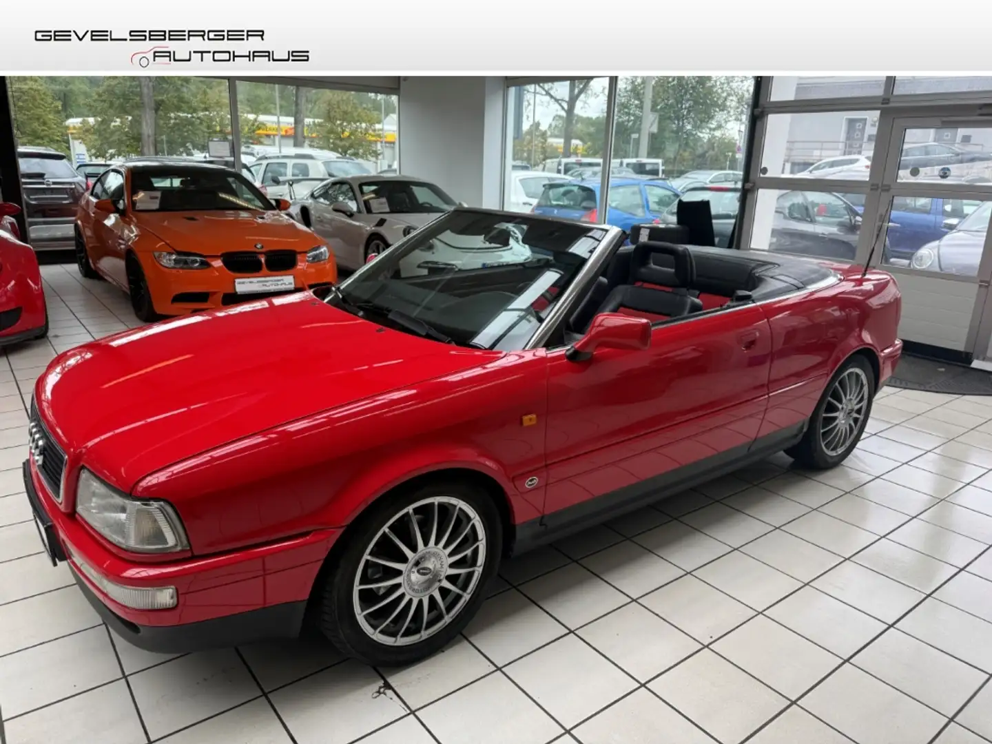 Audi 80 Cabriolet2.0 Klima wenig Kilometer TÜV neu Rot - 1