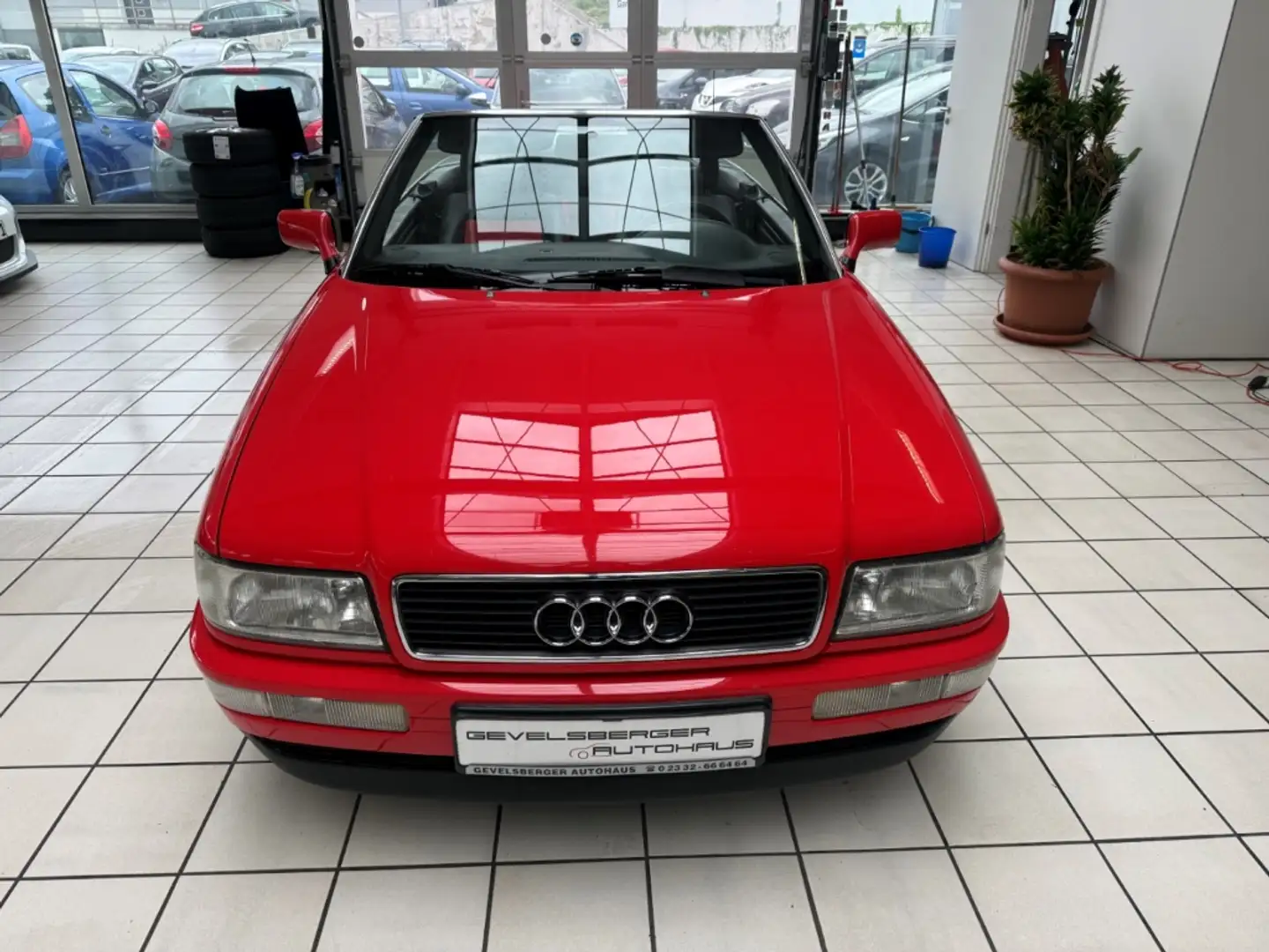 Audi 80 Cabriolet2.0 Klima wenig Kilometer TÜV neu Rot - 2