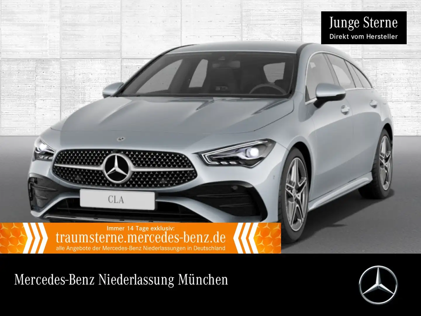 Mercedes-Benz CLA 200 AMG+360°+LED+TOTW+KEYLESS+7G Silber - 1