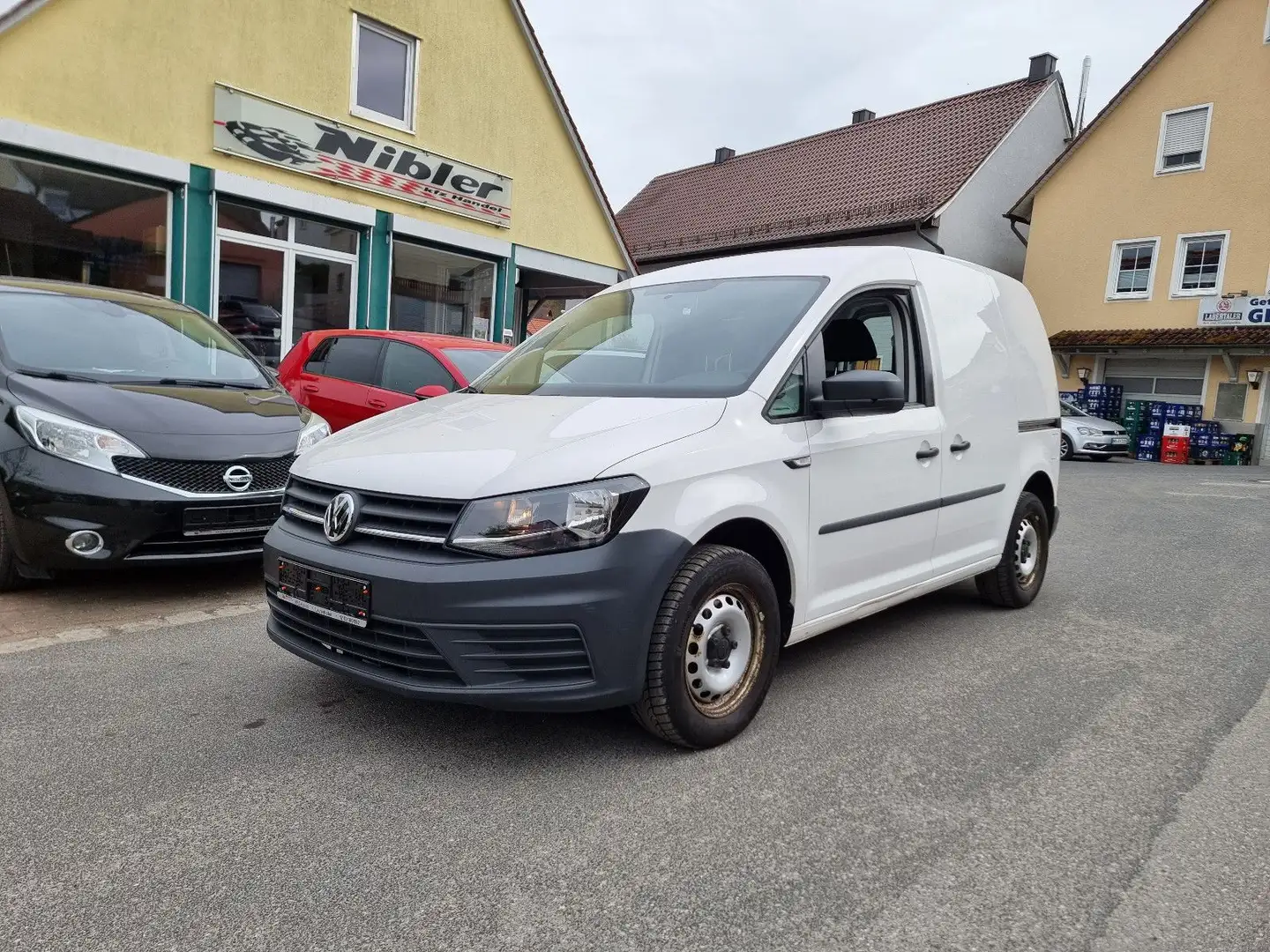 Volkswagen Caddy Kasten 1,0TSI KLIMA+AHK+BLUET.+8-FACH Weiß - 1