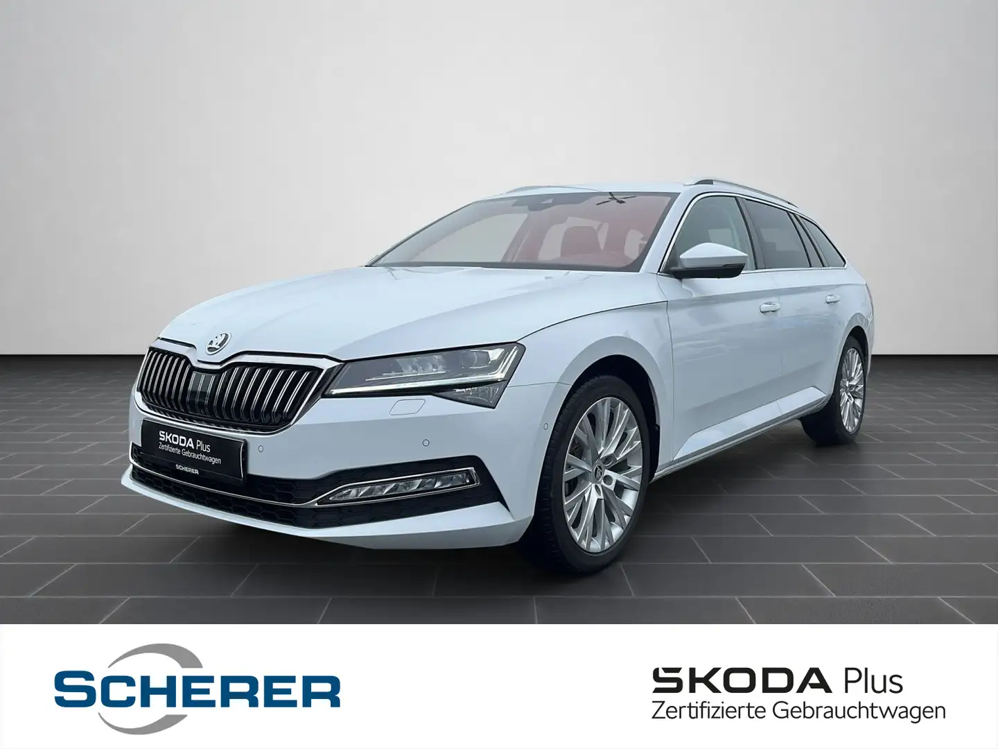 Skoda Superb Combi Style 1.5 TSI DSG LED NAVI 360° AHK Weiß - 1
