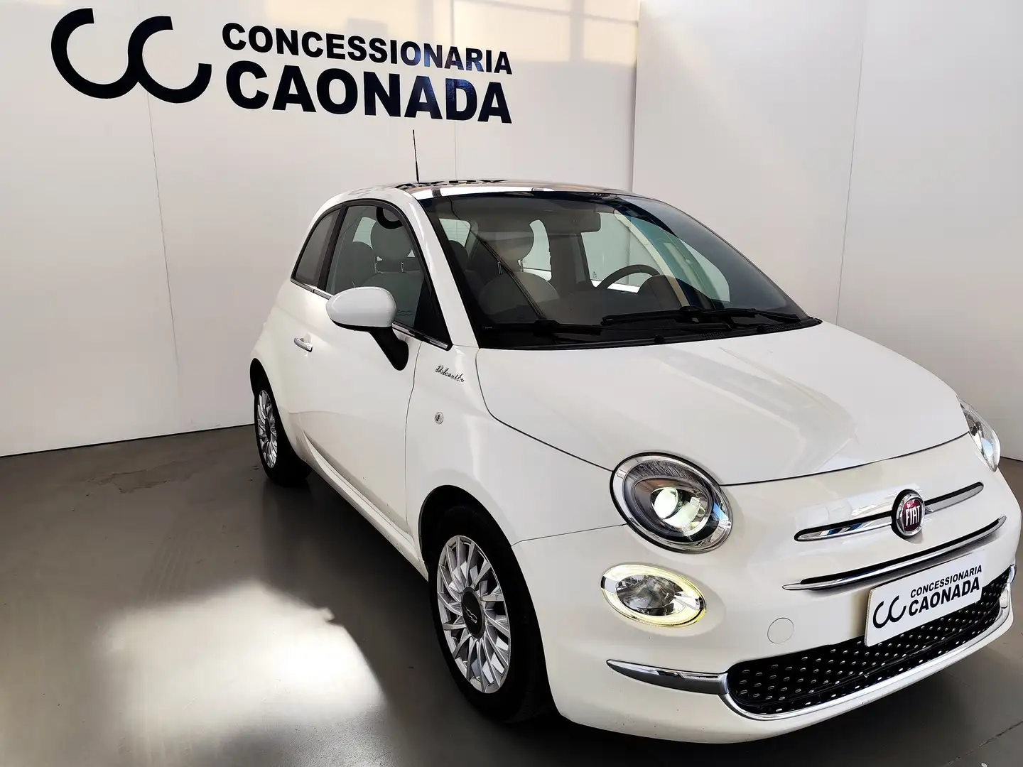 Fiat 500 1.0 hybrid Dolcevita 70cv Blanc - 2