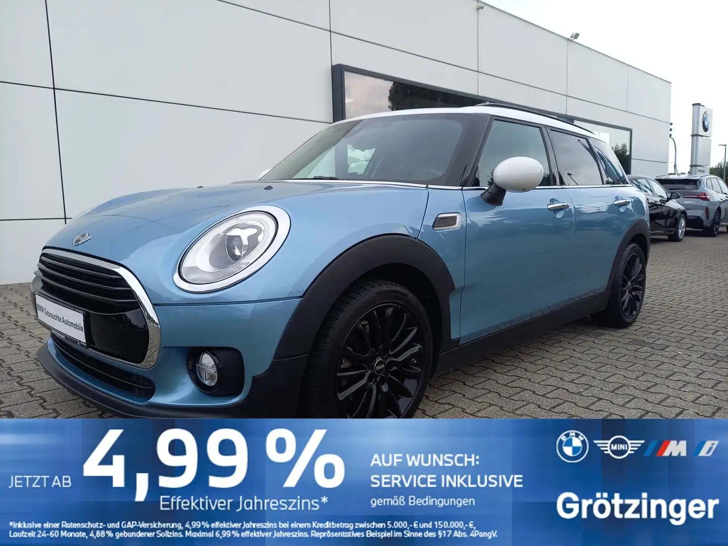 MINI Cooper Clubman LED+SHZ+GRA+PDC Bleu - 1