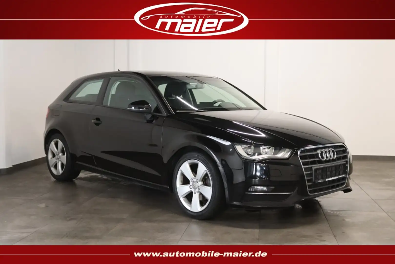 Audi A3 2.0 TDI S Line Fahrwerk-Navi-Klimaa.-SHZ-PDC- Black - 1