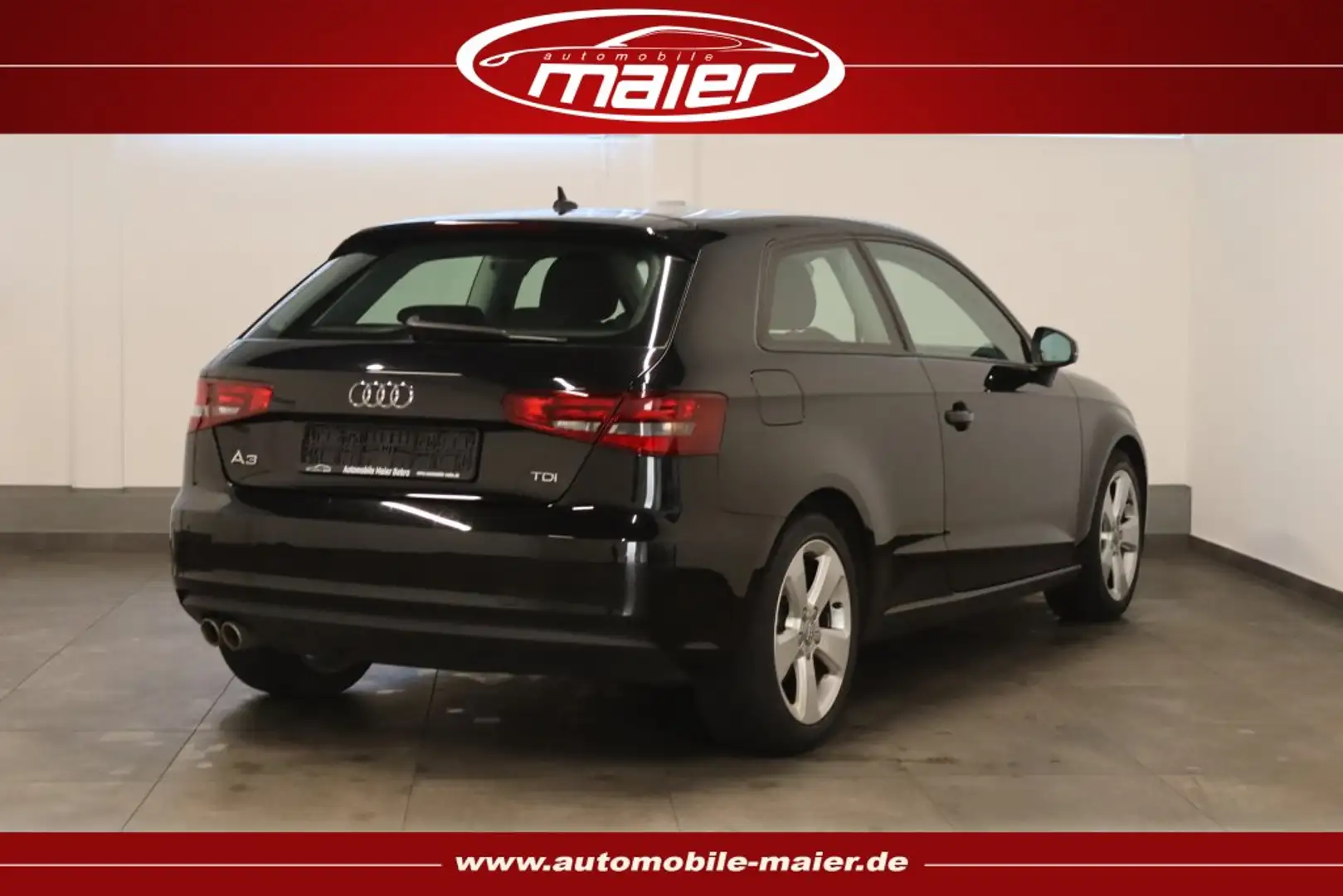 Audi A3 2.0 TDI S Line Fahrwerk-Navi-Klimaa.-SHZ-PDC- Black - 2