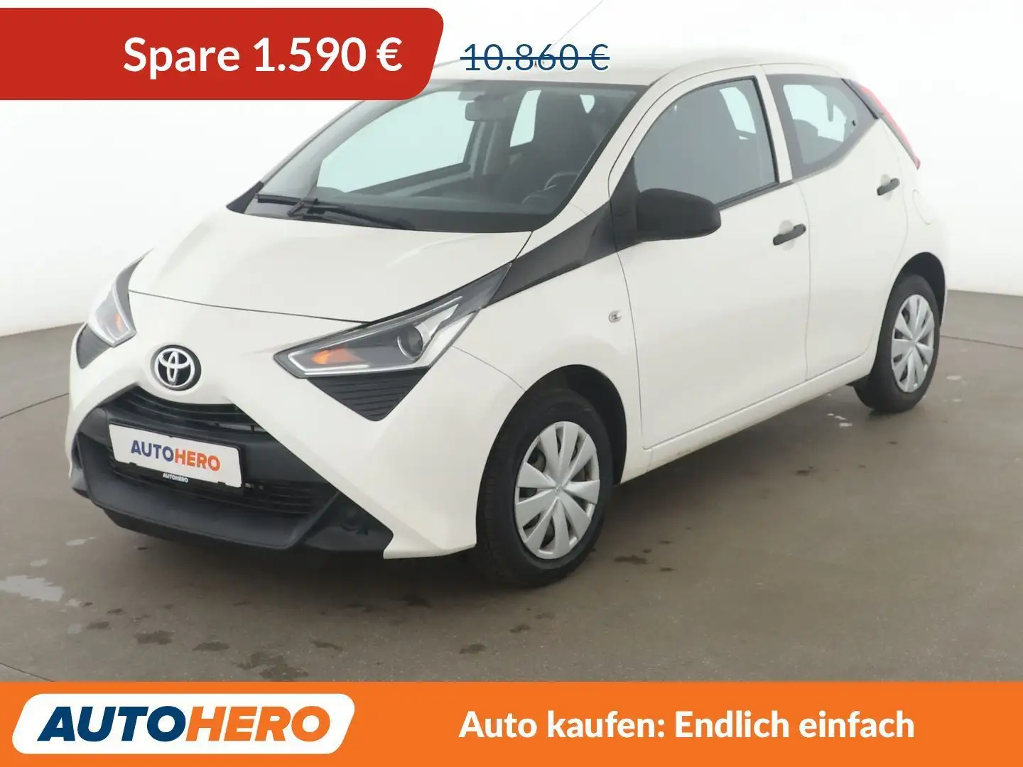 Toyota Aygo 1.0-VVT-i X *LED*KLIMA* Weiß - 1