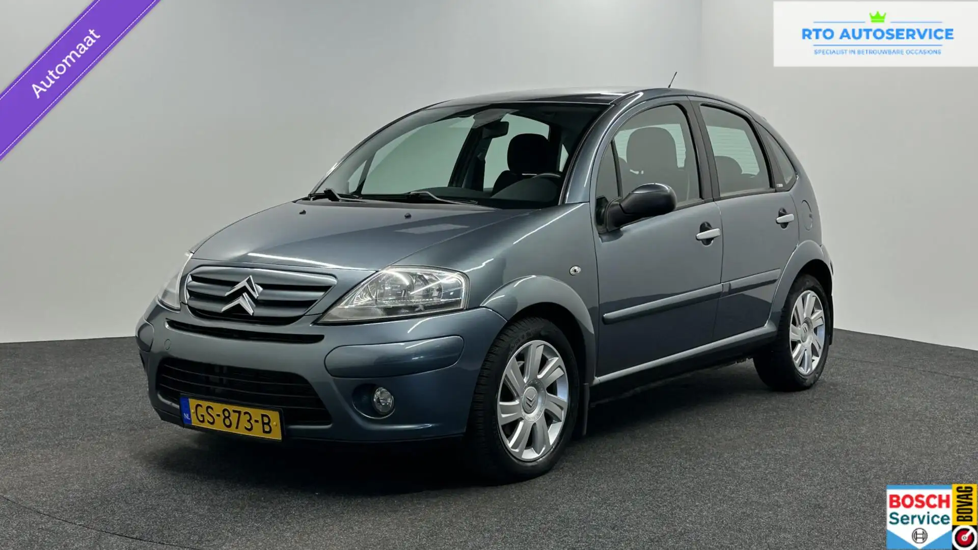 Citroen C3 1.6i-16V Exclusive ECC LM CRUISE 92000 KM. Grijs - 1
