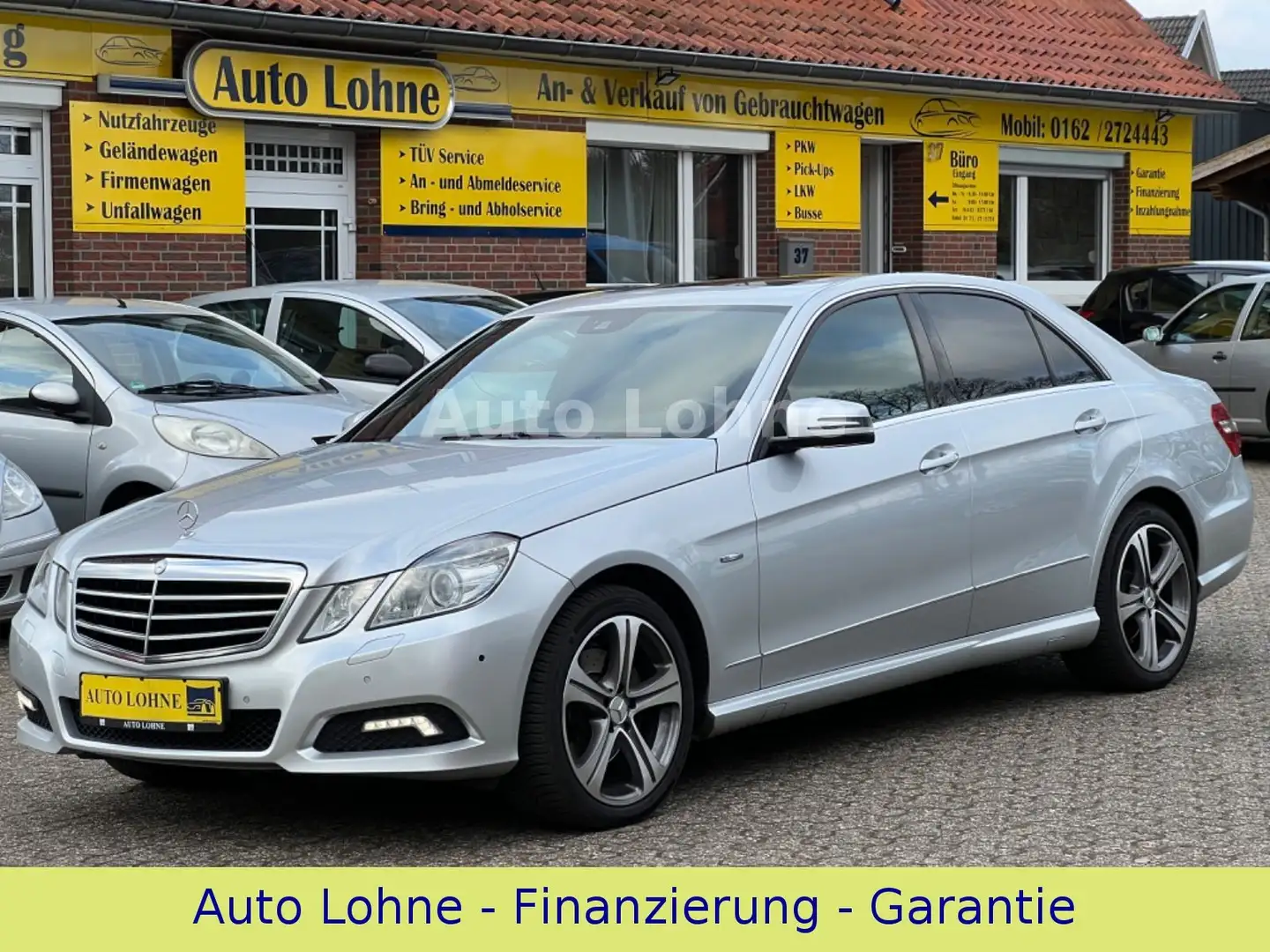 Mercedes-Benz E 350 Lim. CDI AMG Line Vollleder Navi Silber - 1