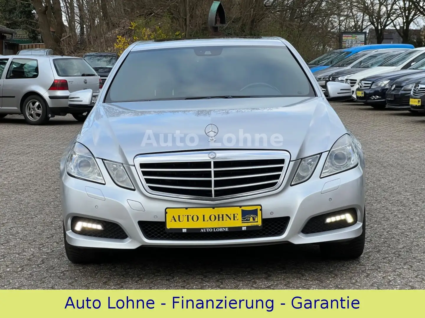 Mercedes-Benz E 350 Lim. CDI AMG Line Vollleder Navi Silber - 2