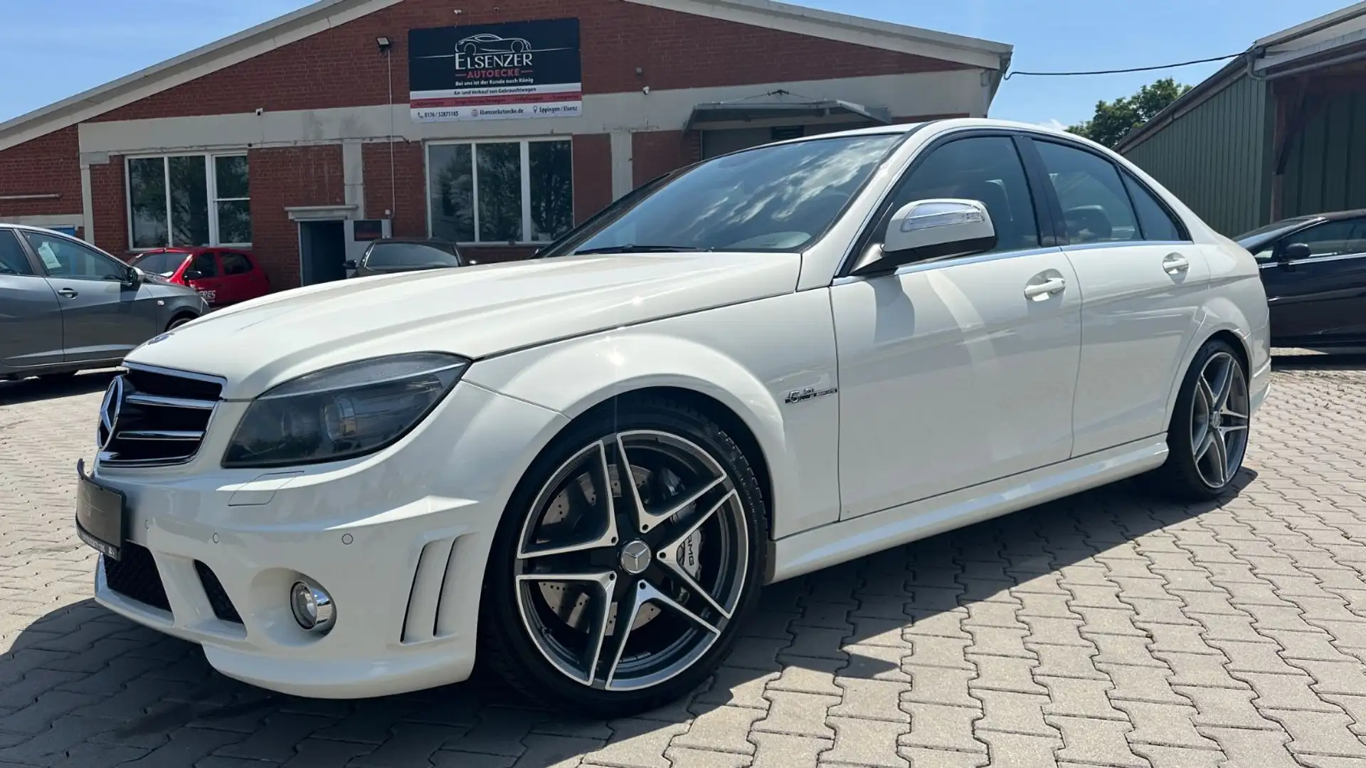 Mercedes-Benz C 63 AMG 6,2 Ltr. V8 H&K SAMMLERZUSTAND Blanc - 1