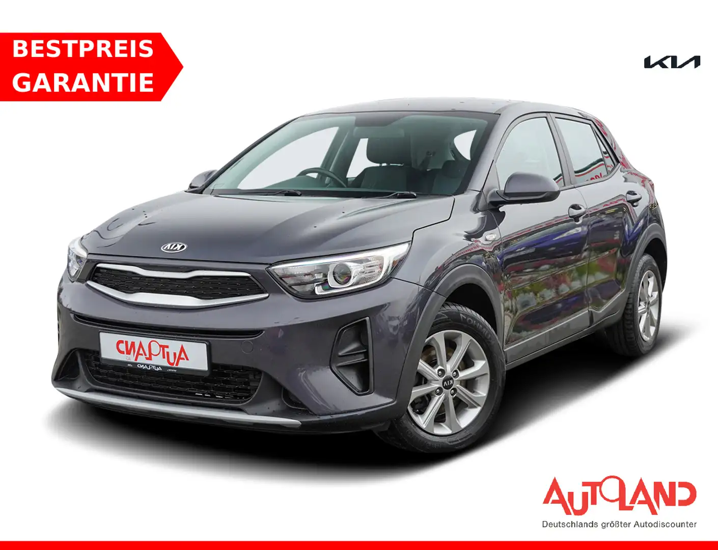 Kia Stonic 1.2 Klima Sitzheizung Lenkradheizung PDC Gris - 1