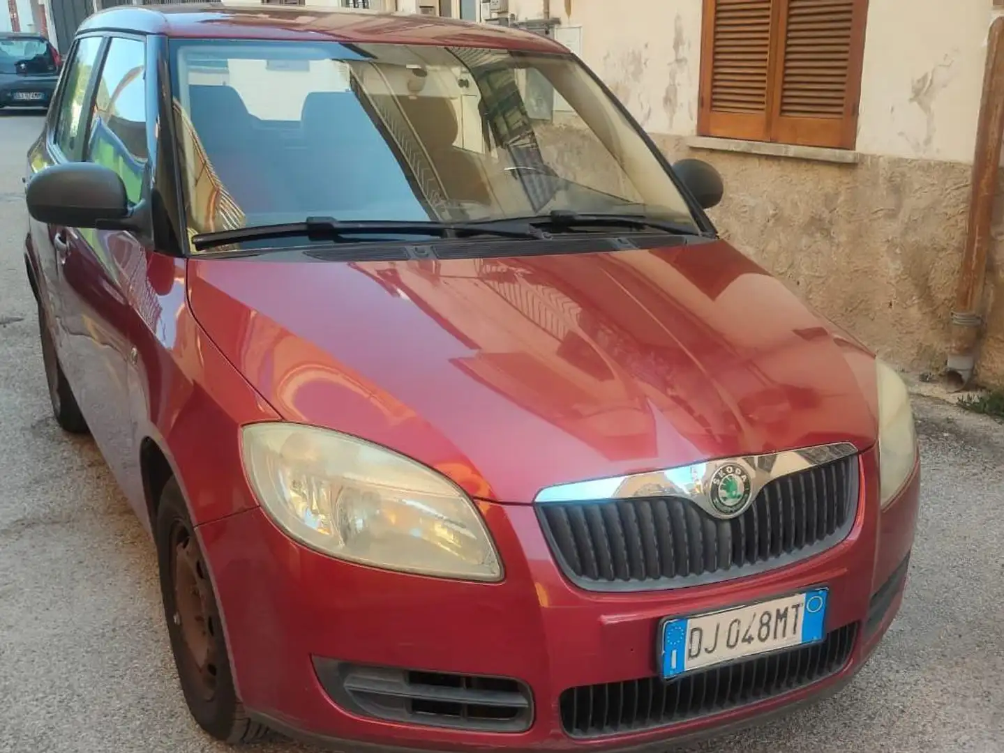 Skoda Fabia Fabia II 2007 Berlina 1.2 60cv Rosso - 1