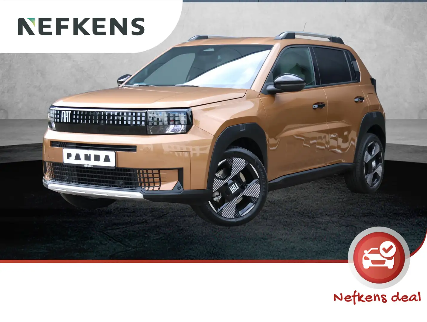 Fiat Grande Panda La Prima 11 kW 44 kWh | Achteruitrijcamera | Navig Bruin - 1