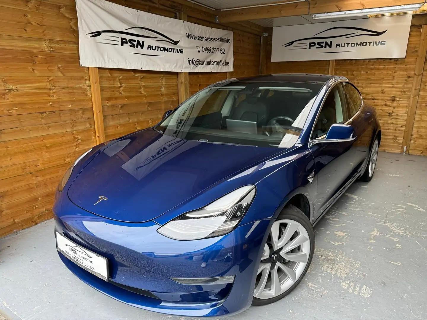 Tesla Model 3 * Dual Motor 75 KWH LongnRange *Navi *Leder*Premie Bleu - 1
