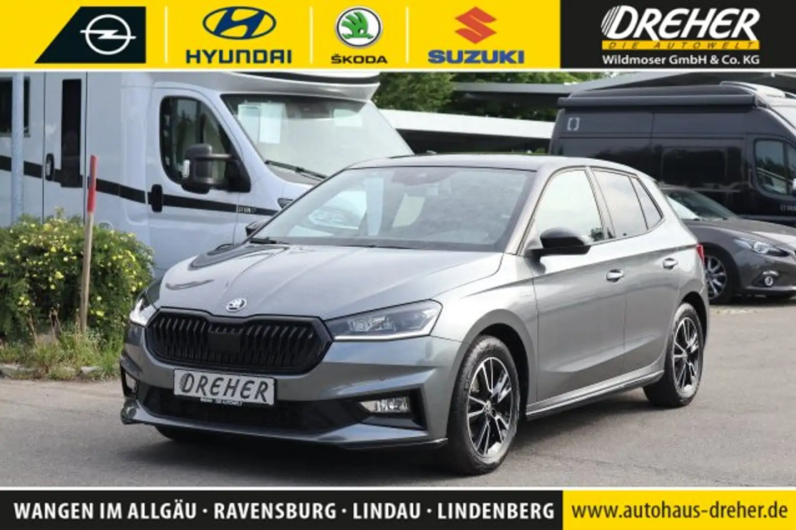 Skoda Fabia Fabia Monte Carlo Klima/LED/Panoramadach/LM BC/NSW Szürke - 1